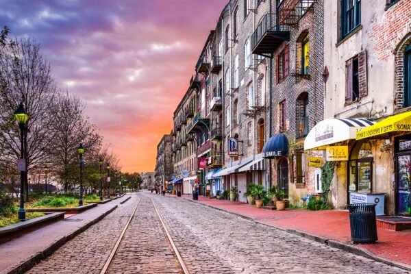 Savannah Georgia River Street canvas, Savannah Canvas,  River Street canvas, Georgia wall art, Southern wall art
