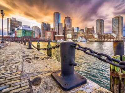 Boston Skyline Harbor skyline Canvas, Boston Canvas, Wall canvas,  Boston  harbor Canvas Art Print, Boston print, Boston photo, wall art