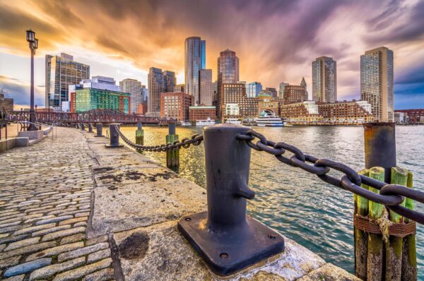 Boston Skyline Harbor skyline Canvas, Boston Canvas, Wall canvas,  Boston  harbor Canvas Art Print, Boston print, Boston photo, wall art