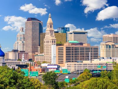 Hartford Connecticut skyline canvas, Hartford Canvas,  Hartford wall canvas, Connecticut wall art Hartford photo wall art print, Hartford