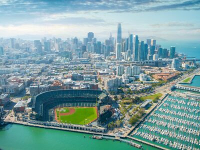 San Francisco skyline canvas, Oracle Park Canvas, San Francisco wall canvas, California wall art ,San Francisco San Francisco wall art