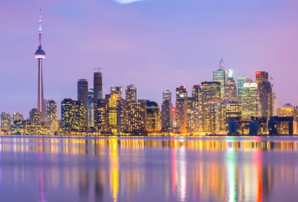 Toronto skyline canvas, Toronto Canada Canvas, Toronto Wall canvas, Toronto Canada wall art, Canada skyline wall art, Toronto Center canvas