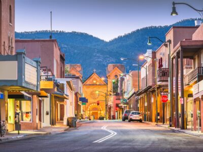 Santa Fe canvas, Santa Fe New mexico Canvas,  Santa Fe wall art, Santa Fe New Mexico Canvas Wall Art, New Mexico  wall art canvas,