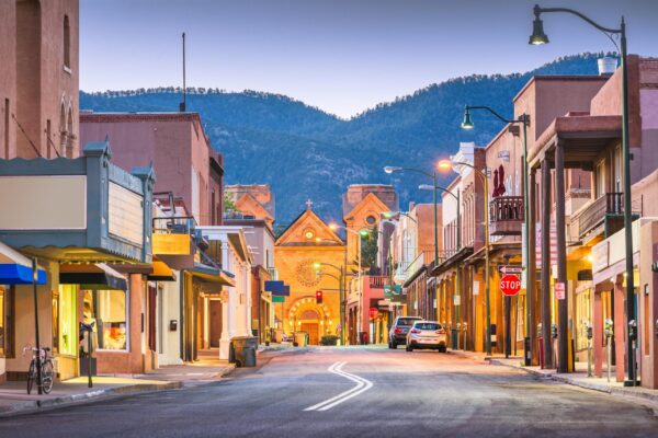 Santa Fe canvas, Santa Fe New mexico Canvas,  Santa Fe wall art, Santa Fe New Mexico Canvas Wall Art, New Mexico  wall art canvas,