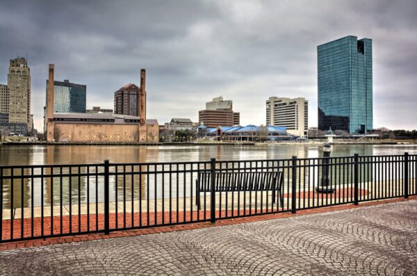Toledo Ohio skyline, Toledo Canvas,  Toledo skyline,Toledo  Wall art canvas, Ohio wall art, Toledo wall art