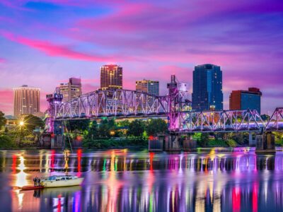 Little Rock Arkansas skyline canvas, Little Rock City skyline, Large Little Rock Print, Little Rock Arkansas wall art, Canvas gifts, art