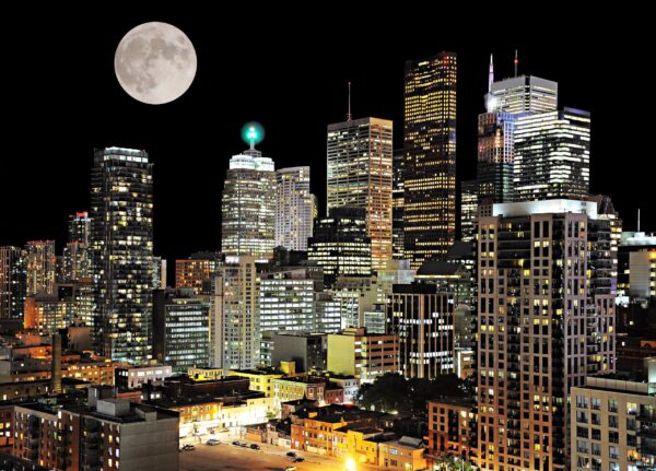 Toronto skyline canvas, Toronto Canada Canvas, Toronto Wall canvas, Toronto Canada wall art, Canada skyline wall art, Toronto Center canvas