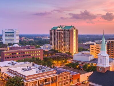 Tallahassee Florida skyline on Canvas, Florida State  ,Florida State wall art, Tallahassee wall art,FSU, Florida State university, Seminoles