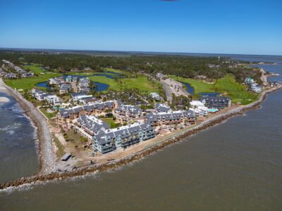 Fripp Island SC canvas, Fripp Island wall art Canvas, South Carolina photo wall art print, Fripp Island print from air