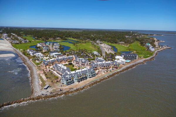 Fripp Island SC canvas, Fripp Island wall art Canvas, South Carolina photo wall art print, Fripp Island print from air