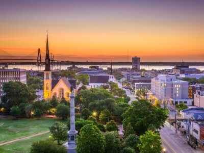 Charleston SC skyline canvas, Charleston Marion square Canvas,  Charleston wall canvas, Charleston wall art print, Charleston south decor