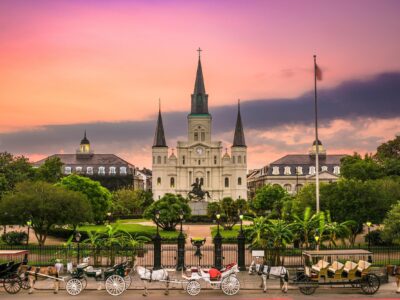 Jackson Square New Orleans canvas, New Orleans Canvas Print, New Orleans wall art, Canvas Wall Art, New Orleans Skyline