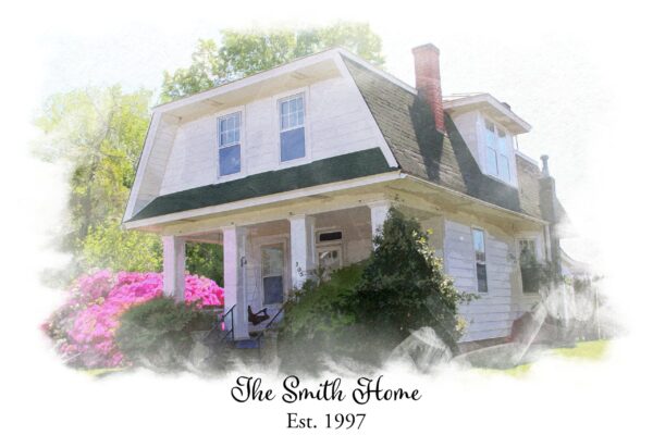 Custom Watercolor Home Prints - Image 6