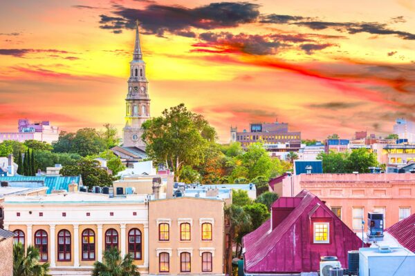 Charleston SC skyline canvas, Charleston Canvas,  Charleston wall canvas, Charleston photo wall art print, Charleston south decor