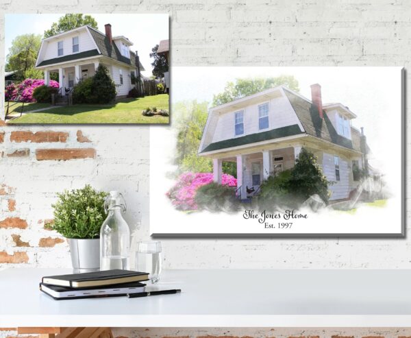 Custom Watercolor Home Prints - Image 2