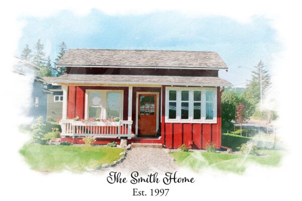 Custom Watercolor Home Prints - Image 12