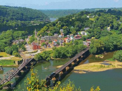Harpers Ferry watercolor,  Harpers Ferry  Canvas, Harpers Ferry WV Canvas Wall Art, Harpers Ferry watercolor    Civil War wall art,