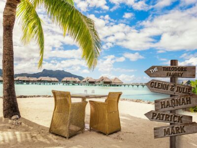 Personalized names canvas, Tahiti Beach Multi names canvas, Custom family gift, Personalized multi names canvas Family custom gift canvas,