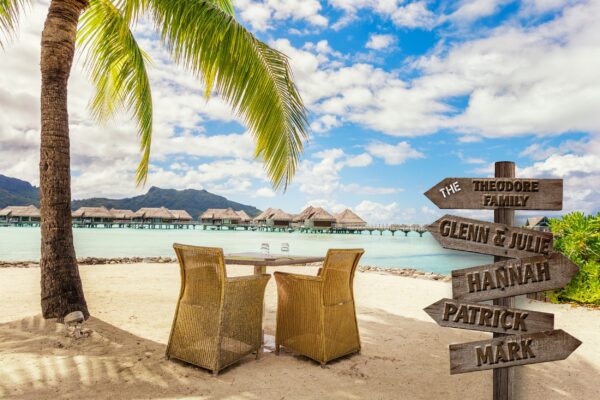 Personalized names canvas, Tahiti Beach Multi names canvas, Custom family gift, Personalized multi names canvas Family custom gift canvas,