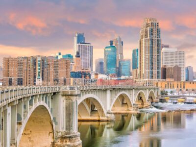 Minneapolis Minnesota canvas skyline, Printed on Canvas, City skyline, Large Minneapolis Print,Minneapolis wall art, Canvas gifts, art