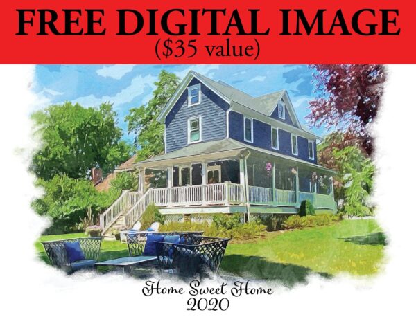 Watercolor House Portrait, Custom House Portrait, Watercolor Home Painting, House Sketch From Photo, First time homeowner