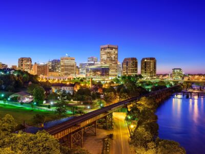 Richmond Virginia canvas, Richmond skyline Canvas, Richmond James River skyline, Richmond Wall canvas, Virginia wall art