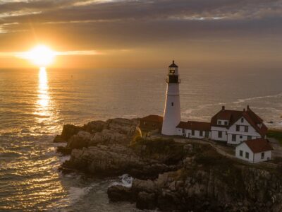 Portland Head Lighthouse canvas, Portland Maine Canvas, Lighthouse canvas, Lighthouse wall art, Canvas Gift, Portland Head Lighthouse canvas