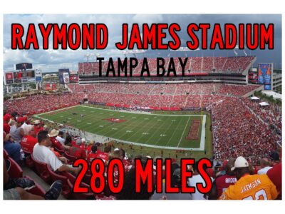 Personalized Highway Distance Sign || To: Raymond James Stadium, Tampa|| Tampa Bay Buccaneers  ||Tampa Stadium| Buccaneers highway sign ||