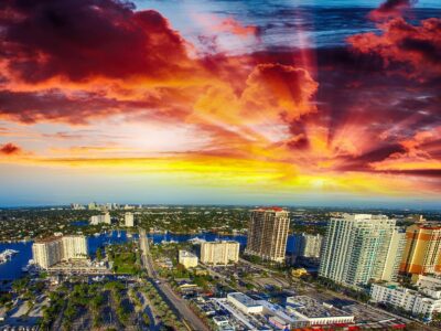 Fort Lauderdale skyline canvas, Fort Lauderdale  Canvas, Fort Lauderdale Canvas Wall Art, Florida wall art canvas, Fort Lauderdale wall art,