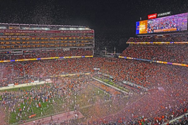 Clemson Tigers Football digital oil painting  canvas, Death Valley Canvas,  Clemson wall canvas, South Carolina art, Clemson National Champs