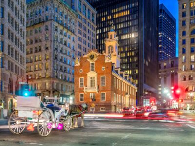 Boston Print, Boston Canvas, Boston wall art,  Boston Old Town Color Canvas Art Print, Boston print, Boston photo, wall art