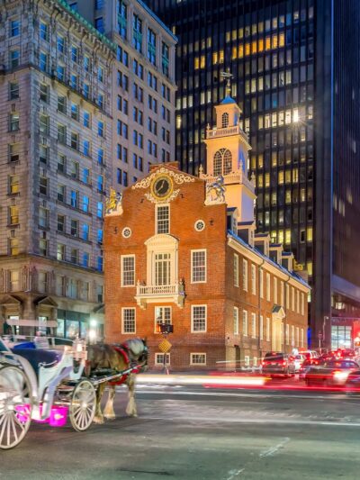 Boston Print, Boston Canvas, Boston wall art,  Boston Old Town Color Canvas Art Print, Boston print, Boston photo, wall art