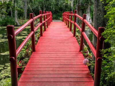 Red Foot Bridge SC canvas, Red Foot Bridge wall art Canvas, South Carolina wall art print, Folly Beach