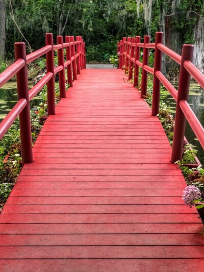 Red Foot Bridge SC canvas, Red Foot Bridge wall art Canvas, South Carolina wall art print, Folly Beach