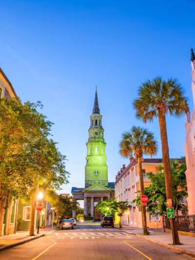 Charleston SC  street scene canvas, Charleston Canvas,  Charleston wall canvas, Charleston watercolor Charleston south decor