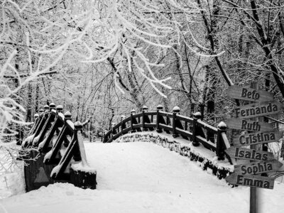 Personalized names canvas, Snowy central park custom canvas, Sign post names  Family custom gift canvas, Family sign