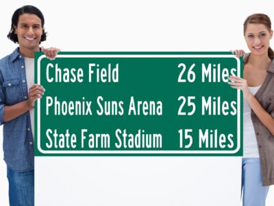 Raymond James Stadium, Tropicana Field, Amalie Arena |Tampa Bay Buccaneers, Tampa Bay Rays | Distance Sign | Mileage Sign| Highway |
