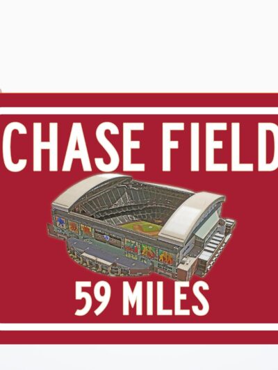 Arizona Diamondbacks Chase Field  - Miles to Stadium Highway Road Sign Customize the Distance Sign ,Arizona Diamondbacks Chase Field