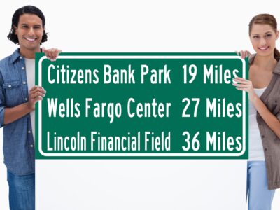 Philadelphia Phillies Citizens Bank Park  - Miles to Stadium Highway Road Sign Customize the Distance Sign ,Philadelphia Phillies Citizens