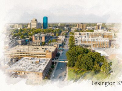Lexington Kentucky sketch watercolor canvas, Lexington watercolor Wall Art, Lexington KY wall art canvas, Lexington KY  art