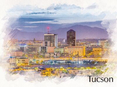 Tucson watercolor canvas, Tucson watercolor Canvas  Canvas Tuscon Art, Tucson watercolor wall art canvas, Tucson wall art,