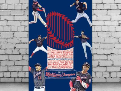 Washington Nationals World Series canvas, Washington Nationals wall art, Nationals World Series Canvas, Nationals World Series art wall