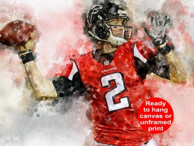 Matt Ryan Atlanta Falcons wall art, Matt Ryan Canvas, Matt Ryan Atlanta Falcons wall art, Matt Ryan poster