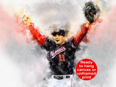 Ryan Zimmerman Washington Nationals canvas, Ryan Zimmerman  wall art,  Washington Nationals Canvas, Ryan Zimmerman Poster wall art