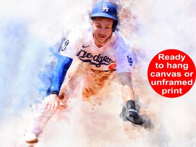 Trea Turner Los Angeles Dodgers canvas, Trea Turner wall art, Los Angeles Dodgers Canvas, Trea Turner Poster wall art