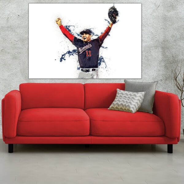 Ryan Zimmerman Washington Nationals canvas, Ryan Zimmerman  wall art,  Washington Nationals Canvas, Ryan Zimmerman Poster wall art - Image 4