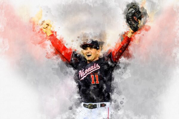 Ryan Zimmerman Washington Nationals canvas, Ryan Zimmerman  wall art,  Washington Nationals Canvas, Ryan Zimmerman Poster wall art - Image 2