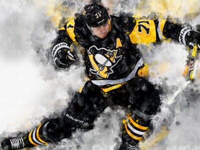 Evgeni Malkin watercolor, Pittsburg Penguins wall art, Penguins Stanley Cup, Evgeni Malkin Poster, Pittsburg Penguins hockey art wall