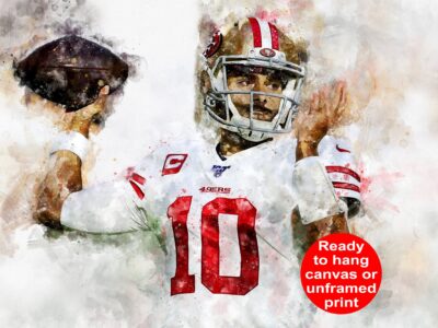 Jimmy Garoppolo San Francisco 49ers wall art, Jimmy Garoppolo Canvas, Jimmy Garoppolo San Francisco 49ers wall art, Jimmy Garoppolo poster