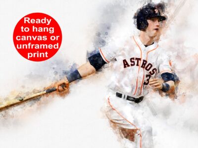 Kyle Tucker Houston Astros canvas, Kyle Tucker wall art, Houston Astros Canvas, Kyle Tucker Poster wall art